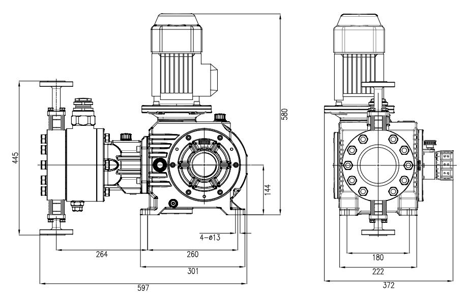 jysr hydraulic diaphragm metering pump10